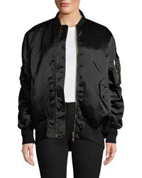 Balenciaga Oversized Bomber Jacket - Black
