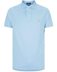 Lyst - Polo Ralph Lauren Navy and White Stripe Polo Shirt in Blue for Men