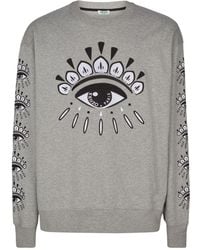 kenzo eye sweatshirt white