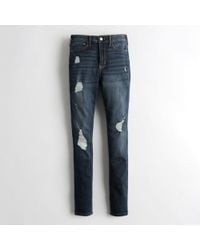 hollister classic stretch high rise super skinny jeans