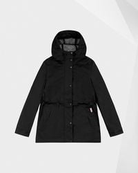HUNTER Women's Original Lightweight Waterproof Jacket - Black