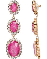 Lyst Elizabeth Cole Parrot Earrings Multi In Green Elizabeth Cole Lawrence Earrings Lyst