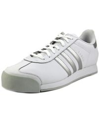 Lyst adidas Originales Samoa hombres Ronda Toe Leather zapatillas blancas Lyst adidas Originales Samoa hombres Ronda Toe Leather zapatillas blancas