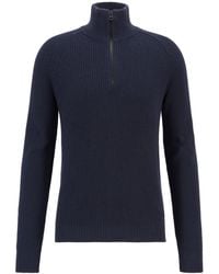 hugo boss half zip jumper