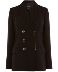 blue blazer burgundy pants