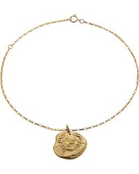 Alighieri Gold-plated The Scattered Decade Anklet - Metallic