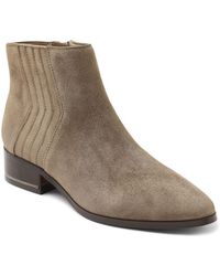 kensie faulkner block heel booties
