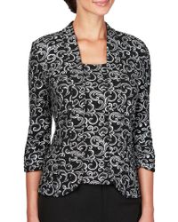 alex evenings chiffon cover up