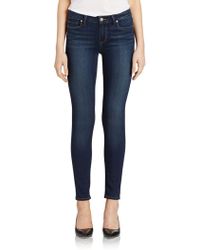 PAIGE Transcend Verdugo Skinny Ankle Jeans - Blue