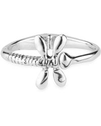 Lyst Alex And Ani Dragonfly Expandable Wire Bangle In Metallic Uno De 50 Dragonfly Bracelet Lyst