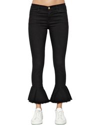 FRAME Jeans Cropped In Denim - Nero