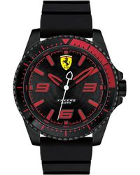Lyst - Ferrari Scuderia Men's Scuderia Red Silicone Strap Watch 48mm ...