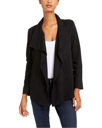 Eileen Fisher Draped Open Jacket - Black