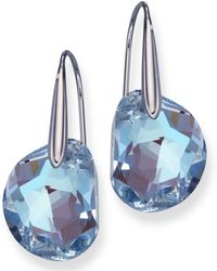 Lyst Swarovski Galet Pierced Earrings 5165033 Swarovski Galet Earrings Lyst