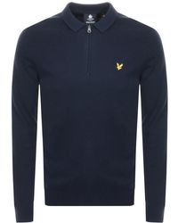 lyle and scott half zip hoodie