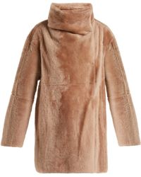 En Yves À Col Lyst Salomon Manteau Shearling Montant 8ffHqC