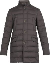 Lyst Coloris Pour Gris Long Dales Manteau En Homme Brian dsrxthBQC