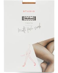 Wolford Fishnet Tights - Metallic