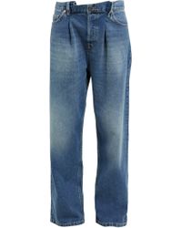 Raey Fold Dad Baggy Boyfriend Jeans - Blue