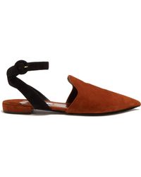 prada suede flats