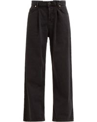 Raey Fold Dad Baggy Boyfriend Jeans - Black