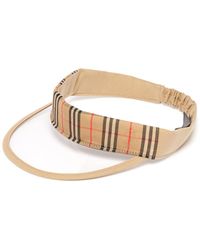 Men S Burberry Bracelets Burberry House Check Cotton Visor Lyst
