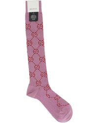 Gucci Pink Cotton Socks