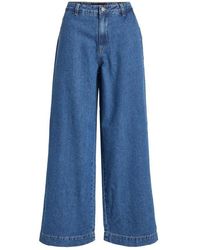 Object Collectors Item Wijde Jeans - Blauw