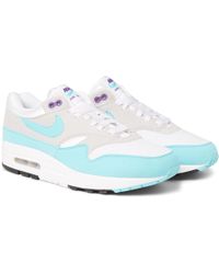lyst nike air max 97 finto cuoio formatori in blu per gli uomini. lyst nike air max 97 finto cuoio formatori in blu per gli uomini.