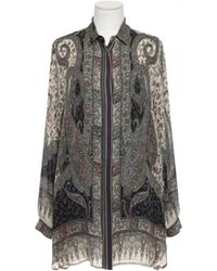 Etro Oversize Shirt With Paisley Print And Floral Motifs - Multicolor