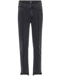 PAIGE Jean slim à taille mi-haute Julia - Noir