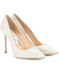 Jimmy Choo - Romy 100 Glitter Court Shoes - Lyst