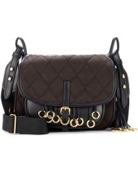 prada cahier leather shoulder bag price