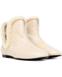 the row bourgeoise leather ankle boots