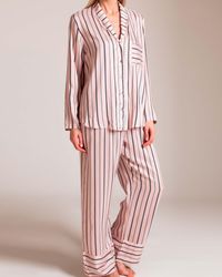 Hanro Maile Woven Pajama - Pink