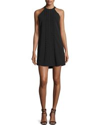 Tibi Solid Silk Shift Dress in Natural | Lyst Tibi Solid Silk Shift Dress in Natural | Lyst
