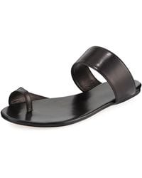 the row satin sandals