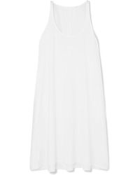 Skin Joanne Pima Cotton-jersey Nightdress - White