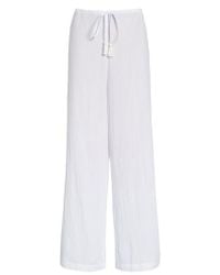 Lyst - Becca Crochet Cover Up Pants in White