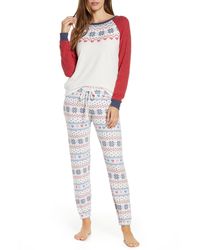 Pj Salvage Just Peachy Pajamas - White