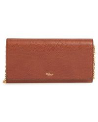 mulberry continental purse oak