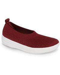 fitflop uberknit ballerina black