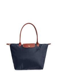 Lyst - Longchamp Le Pliage Small Shoulder Tote Bag in Natural