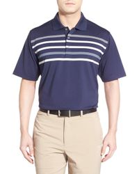 Men S Lone Cypress Pebble Beach Clothing Lone Cypress Pebble Beach Stripe Moisture Wicking Golf Polo Lyst