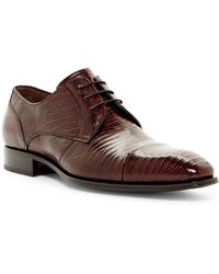 mezlan valdes genuine lizard cap toe derby