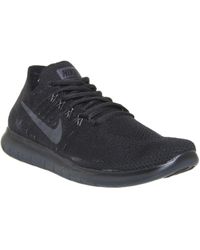 Nike Black Free Run 2 Flyknit Trainers for Men Lyst Nike Black Free Run 2 Flyknit Trainers for Men Lyst