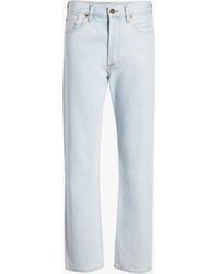 Goldsign Denim The Benefit High-rise Straight Jeans in Blue - Lyst