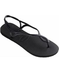 Damen Havaianas Flache Sandalen ab 10 € Lyst Havaianas YOU ST TROPEZ Aubergine Kostenloser Versand