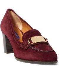 ralph lauren cognac pumps