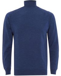 sunspel blue jumper